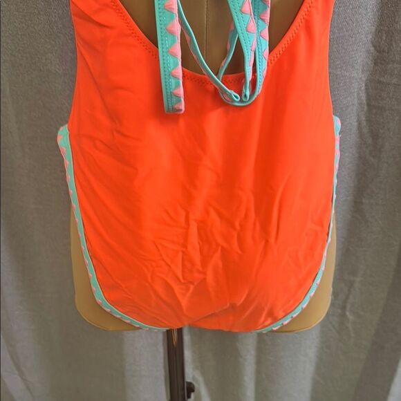 POPVIL women’s Colorful One Piece Swimsuit - Picture 8 of 9